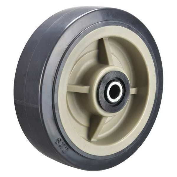 Caster Wheel, 6 in., 900 lb., Tan Core