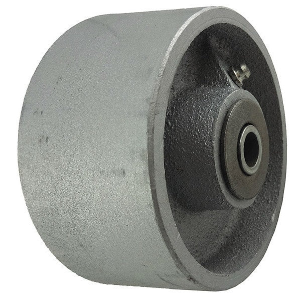 Caster Wheel, Cast Iron, 1000 lb., Gray