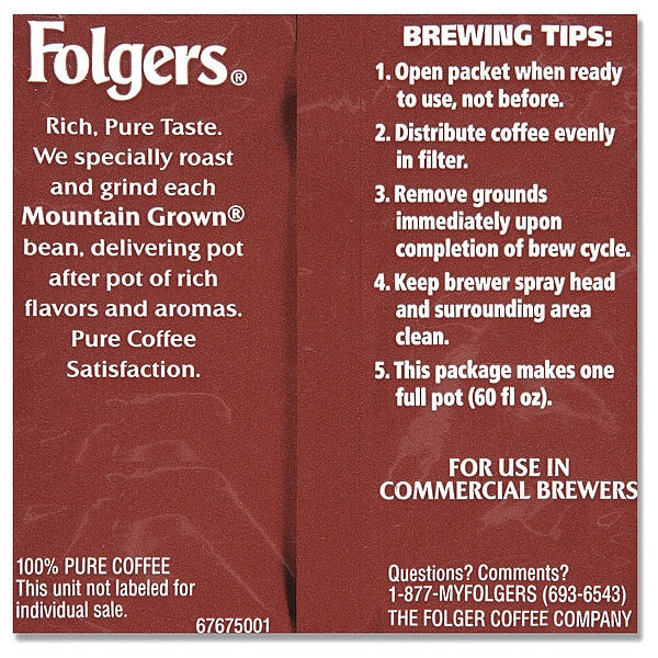 Coffee, Caffeinated, 1.75 oz., PK42