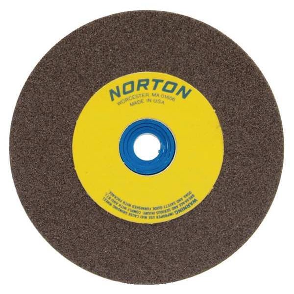 Grinding Wheel, 8 in. Dia, AO, 36/46G, Brown