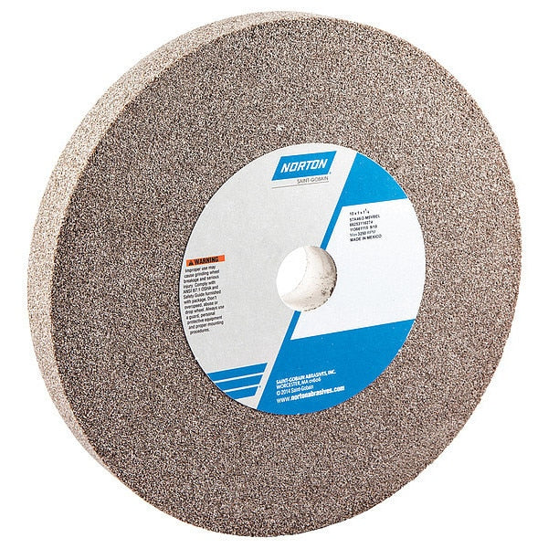 Grinding Wheel, 10 in. Dia, AO, 46 G, Brown
