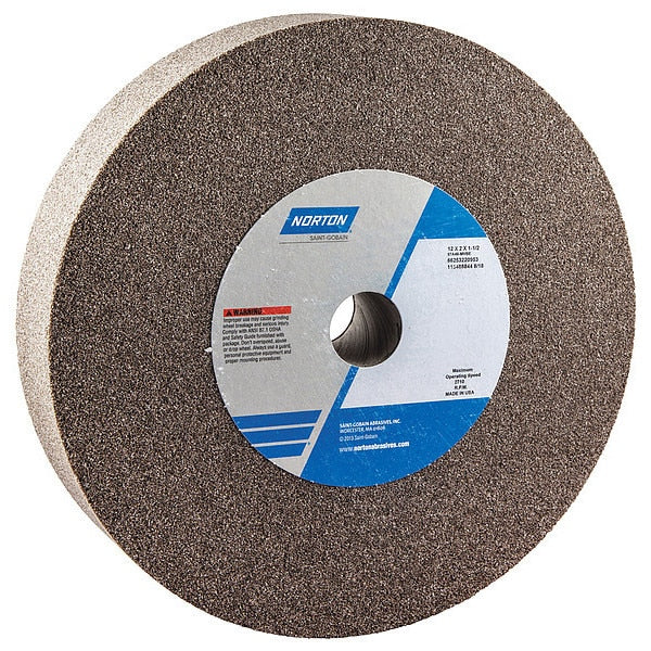 Grinding Wheel, 12 in. Dia, AO, 46 G, Brown
