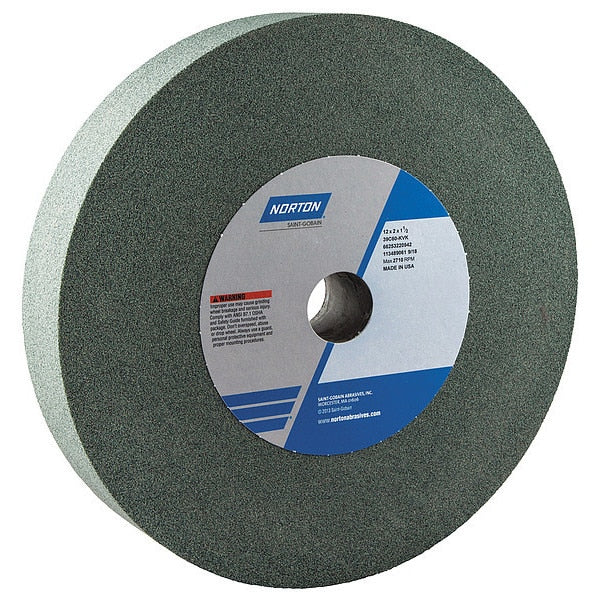 Grinding Wheel, 12 in. Dia, SC, 60 G, Green