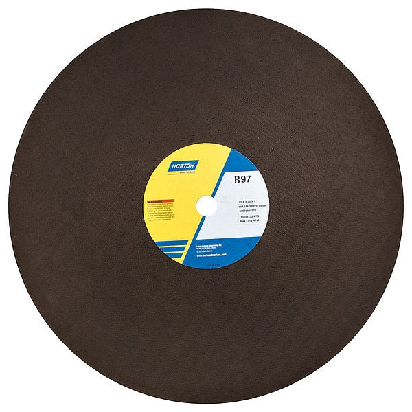 Cut-Off Wheel, 20 in. Dia, AO, 24 G, PK10