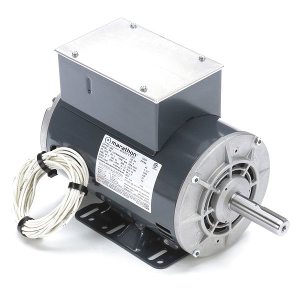Crop Dryer Motor, Capacitor-Start/Run, 3 HP, 230V AC, 3,510 Nameplate RPM, 145TZ Frame