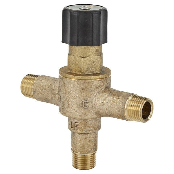 Thermostatic Mixing Valve, 1/2 in Inlet