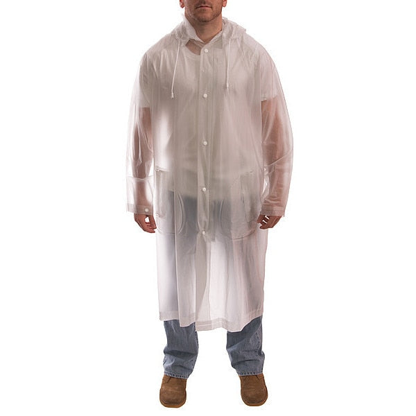 Raincoat, PVC, Clear, 3XL, 48
