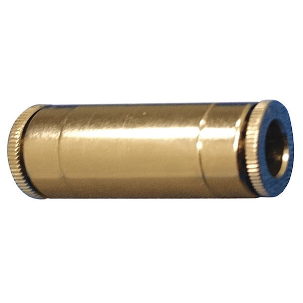 Straight Tube Fitting, Brass, 1/2