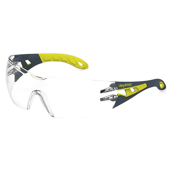 Safety Glasses, MX200, Anti-Fog Coating, TruShield2SF, Frameless, Clear Lens