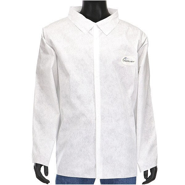 Long Sleeve Shirt, White, XL, PK50