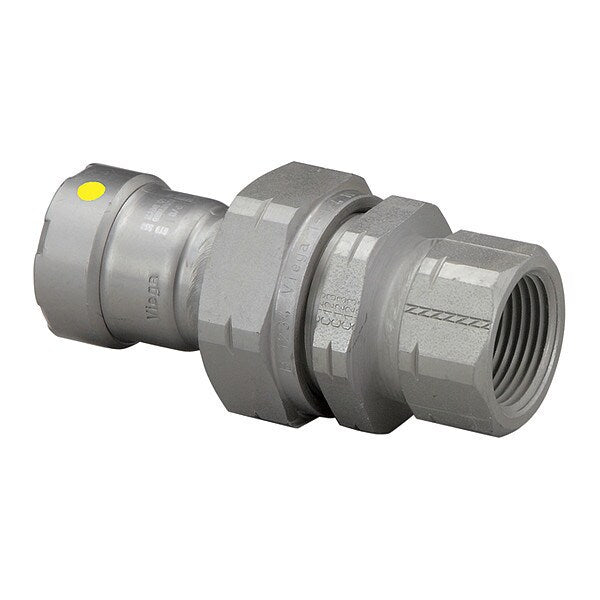 Union, Carbon Steel, P:2, Fpt:2, Basic Pipe Fitting Material: Metal