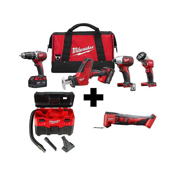 M18 4PC Tool Kit, M18 Vac, M18 MultiTool