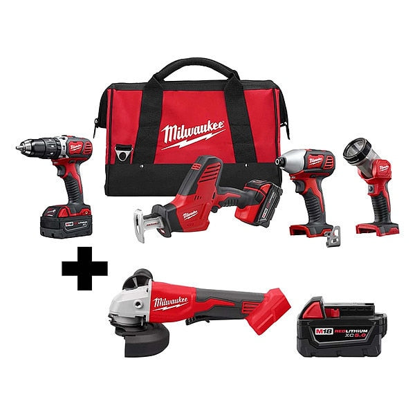 M18 4-Tool Kit, M18 Grinder, M18 5.0