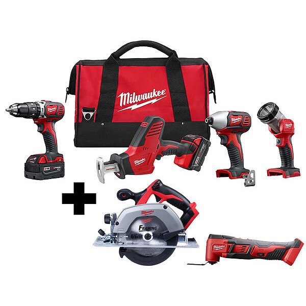 M18 4Tool Kit, M18 Circ Saw, M18 MultiTool
