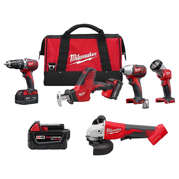Combo Kit, Battery and Grinder, 18 V