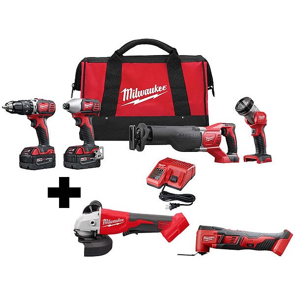 M18 4-Tool Kit, M18 Grinder, M18 MultiTool