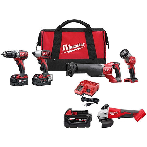 Combo Kit, Battery and Grinder, 18 V