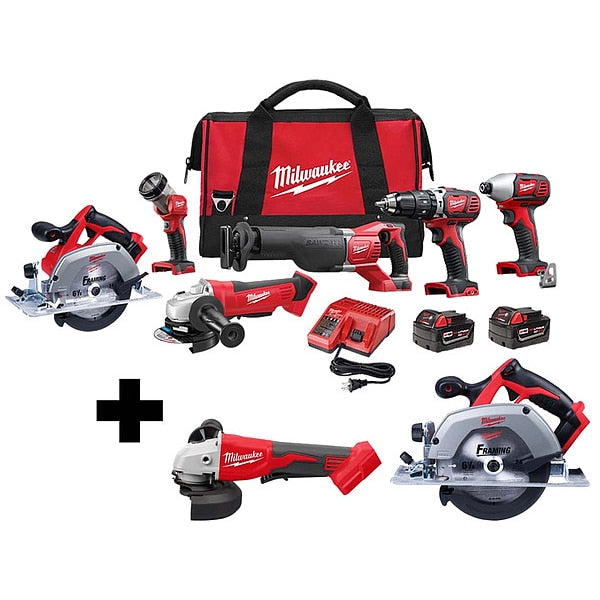 M18 6Tool Kit, M18 Grinder, M18 Circ Saw
