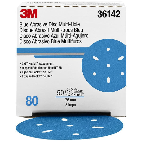 Hookit Blue Disc MultiH, 36142, 3