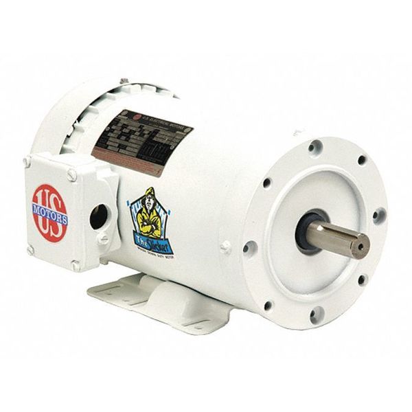 Washdown Motor, 2 HP, 1725, 56C, 115V