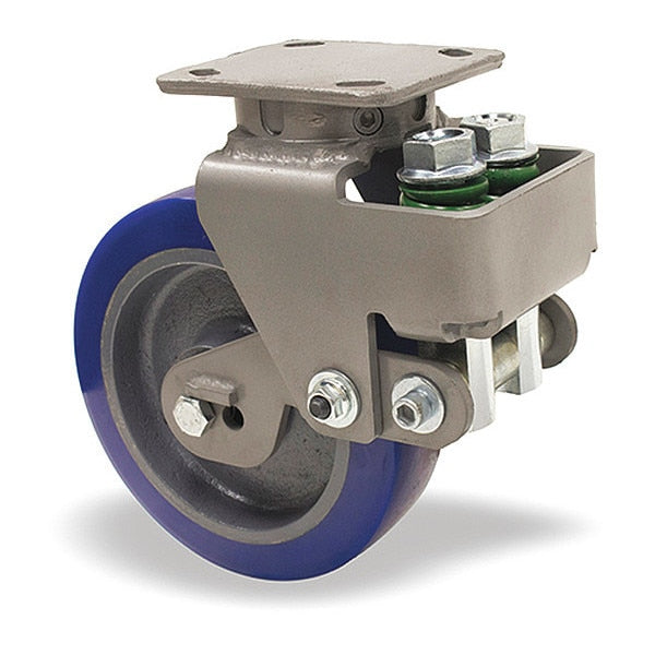 Aerospace Spring Loaded Workhorse Swivel Caster, 8