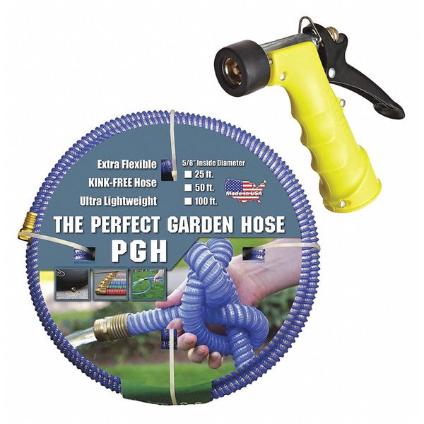 Water Hose w/Nozzle, 5/8