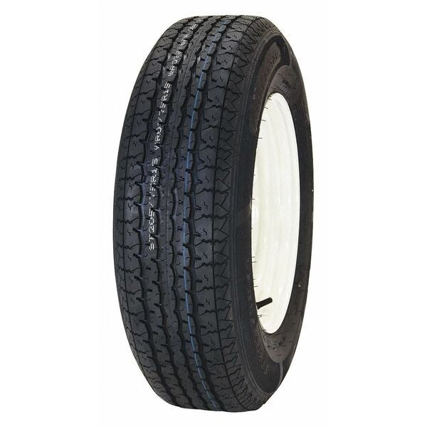 LRC, Trailer Tre Asembly, Mnted Wht, 5 Lug