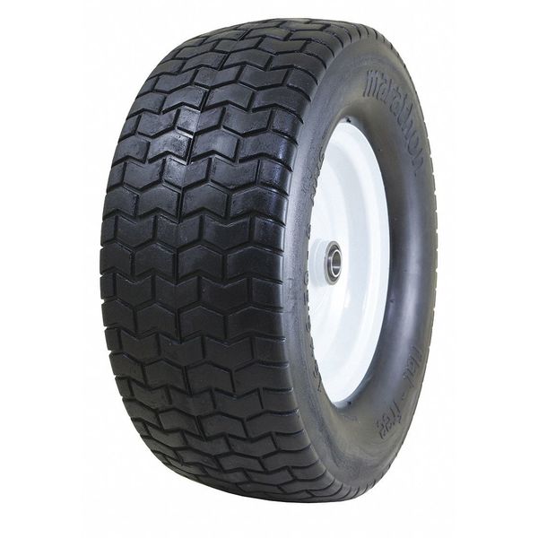 Turf Flat Free Tire 16X6.50-8, 3 C, 3/4
