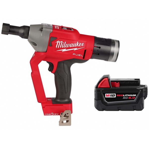 Lockbolt Tool and Battery, 18V