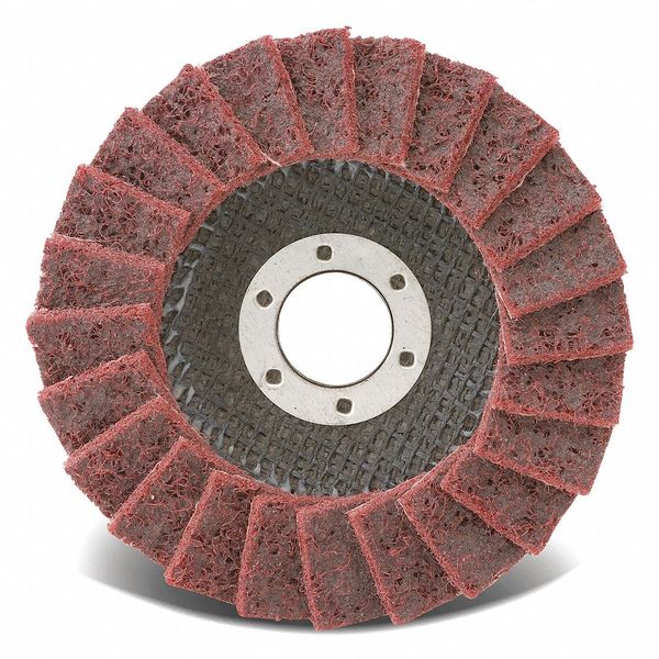 Flap Disc, 4.5x7/8, T29, Non-Woven Med