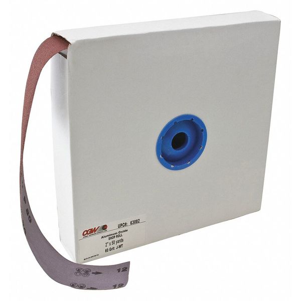 Abrasive Roll, 2x50 yd., A/O, 400G