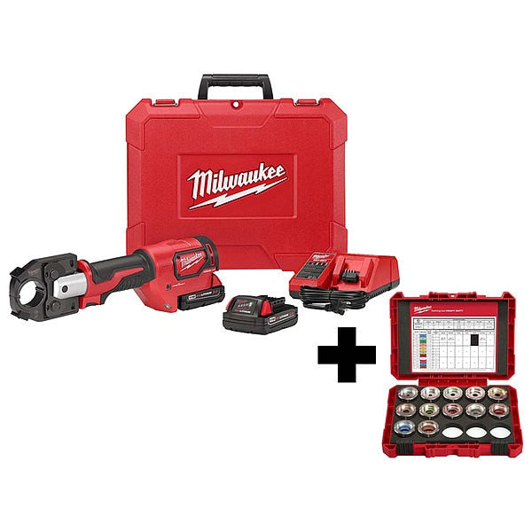 Battery Operated Crimping Tool Kit, 18.0V