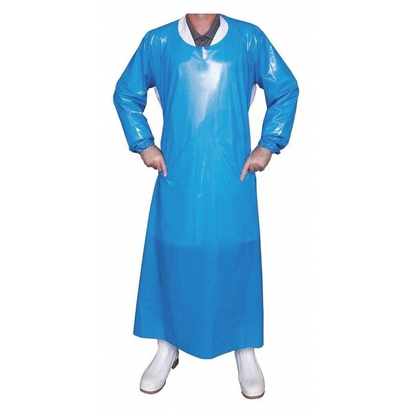 Die Cut Gown, 6 mil, Blue, L