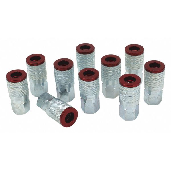 ColorFit Couplers, M, Red, 1/4