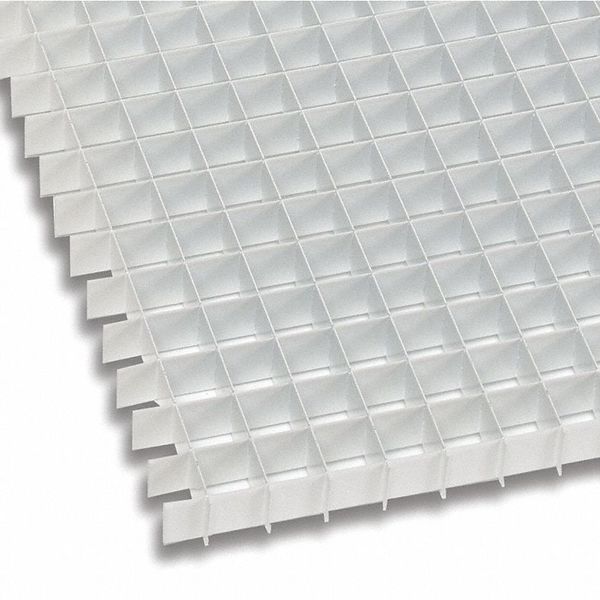 Eggcrate Panel, Ovrszd, PK10, Aluminum