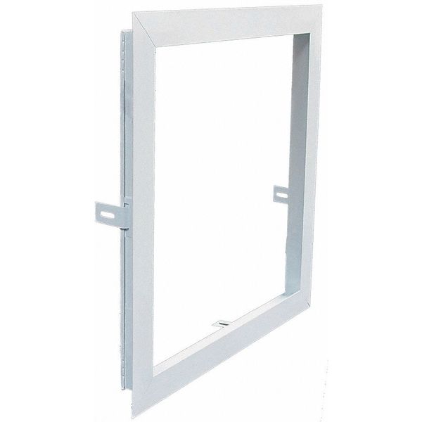 Plaster Frame for Lay-In Air Diffuser, 1' x1', Wht, PK2