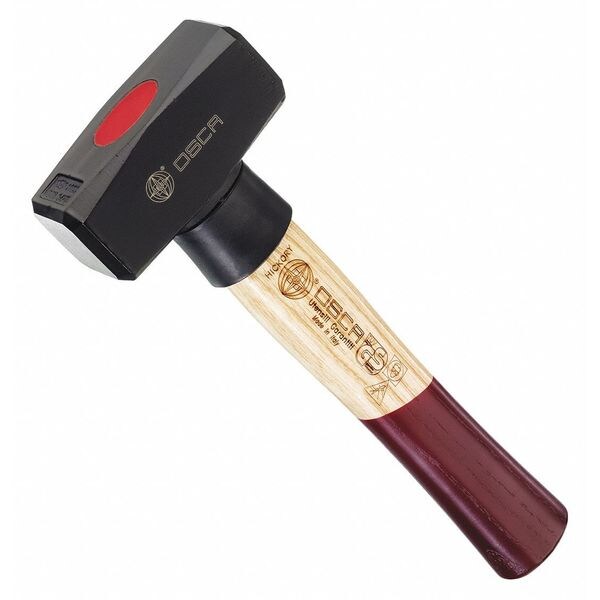 3.3lb club hammer with a forged safety collar