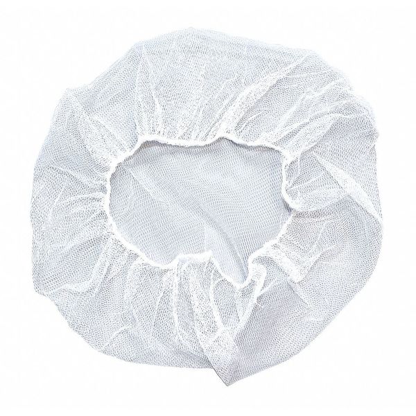 Nylon Hairnet, White, 28