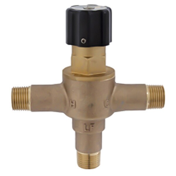 Point Of Use Mixing Valve, 1/2 in Inlet
