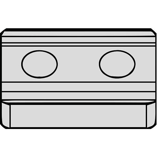 Rectangle Turning Insert, Rectangle, LNUX, 2.40mm, Carbide