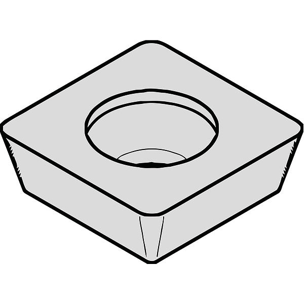 Square Milling Insert, 12.70mm, Carbide