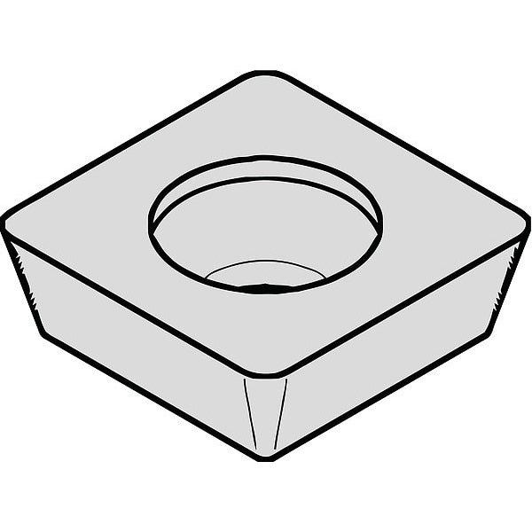 Square Milling Insert, 12.70mm, Carbide
