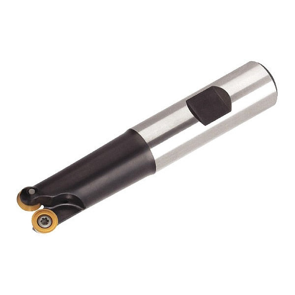 Indexable Profiling End Mill, M100 Series, High Speed Steel, 0.1575 in Depth of Cut