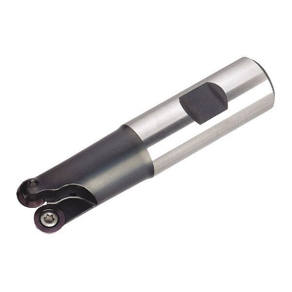 Indexable Profiling End Mill, M100 Series, High Speed Steel, 0.1969 in Depth of Cut