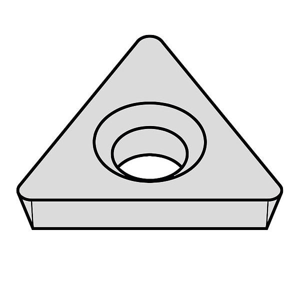 Triangle Turning Insert, Triangle, 1/4 in, TPHB, 0.3125 in