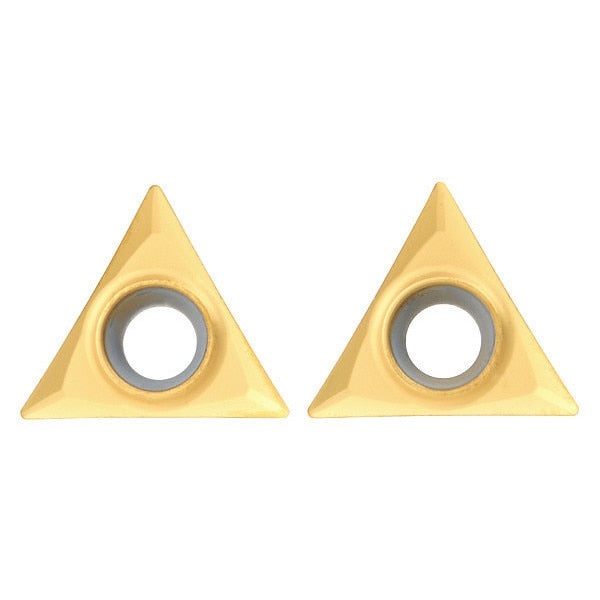 Triangle Turning Insert, Triangle, 3/8 in, TPGT, 0.0156 in, Carbide