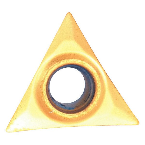 Triangle Turning Insert, Triangle, 1/4 in, TPGT, 0.008 in, Carbide