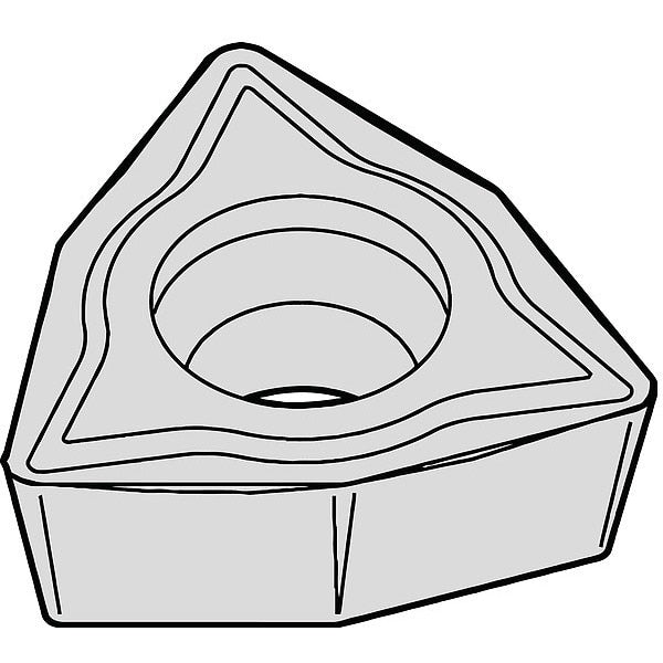 Insert, Trigon, 1/4 in, WPMT, 1/64 in, Carbide