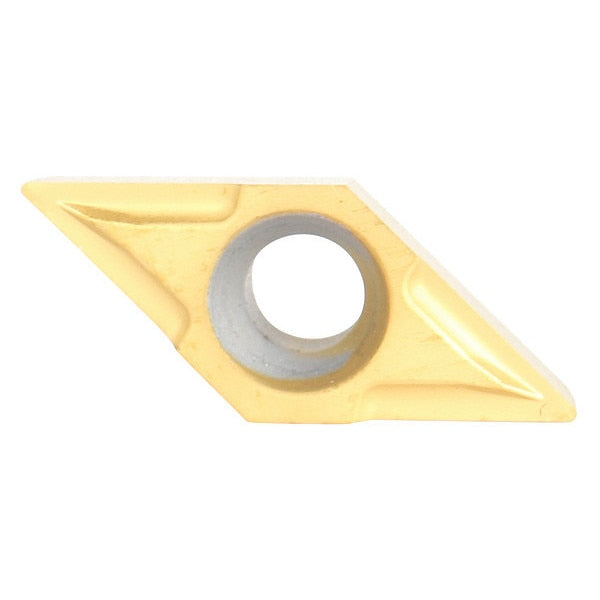 Diamond Turning Insert, Diamond, 4.83mm, GCHT, 45  Degrees, 0.18mm, Carbide
