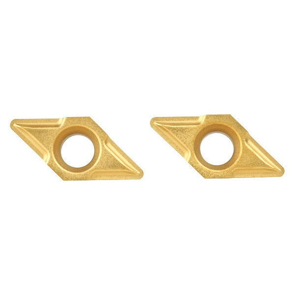 Diamond Turning Insert, Diamond, 4.07mm, GPHT, 45  Degrees, 0.38mm, Carbide
